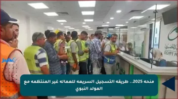 منحة 2025.. طريقة التسجيل السريعة للعمالة غير المنتظمة مع المولد النبوي